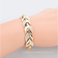 Goldenes Blattarmband, Diamant, Mode -Nobelschmuck, Anhänger, Schmuck